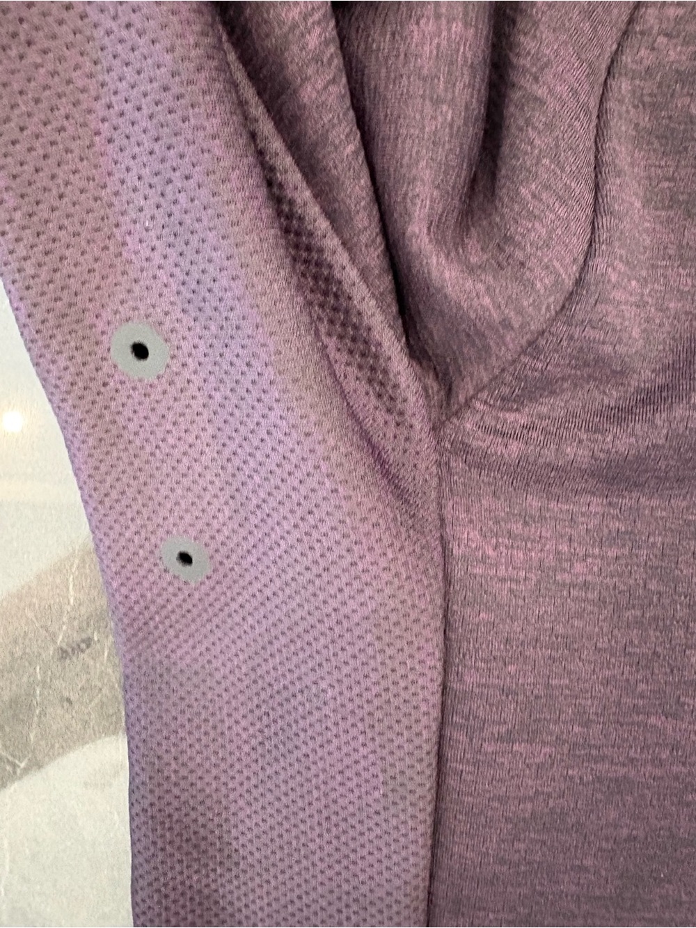 NWT Men's Lululemon Textured Tech Hoodie Heathered  Grape Thistle Color Medium - Picture 8 of 10